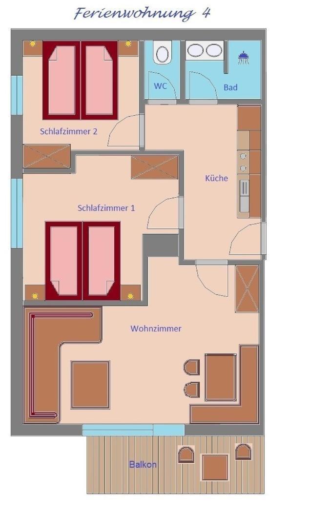 דירות מאיירהופן Haus Schennach חדר תמונה